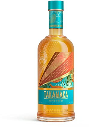 TAKAMAKA - Zepis Kreol - Rhum de mélasse - 43% Alcool - Origine : Seychelles - Bouteille 70cl