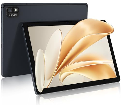 kinstone Tablette Tactile Android 12 Tablette PC 10 8Go RAM,128Go ROM,Téléphone Tablette Potable T616 8Cœurs Tablet pour Jeux FHD IPS Résolution1920*1200,5MP+13MP, 8000mAh,2.4G+5GWifi,BT5.0,Type-C