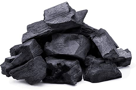 ANGIX | Instant Light Lumpwood Charcoal | 4 x 1 kg Bag | wood Charcoal | Perfect For BBQ Grills & Pizza Oven | BBQ Starter for Outdoor Cooking | FSC certified