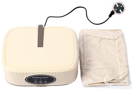 Secadora de Ropa Portátil, Secado Rápido y Eficiente, Portátil y Conveniente, Funcionamiento Silencioso, Función de Temporizador, Eficiencia Energética, Enchufe UE 220 V, para (2#)