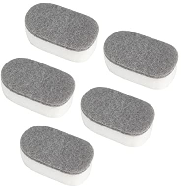 GLEAVI 5pcs Grey Kitchen Cleaning Scouring Pad for Dishwashing Household Sponge Scouring Pad for Kitchen Cleaning Supplies