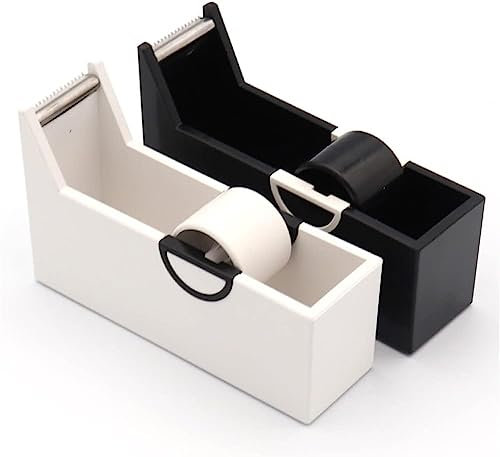 Klebebandabroller, Tisch-Klebebandabroller, magischer Klebebandabroller, 2 Stück, Kunststoff-Kleberoller, Bandhalter, Wimpernverlängerung, Bandabroller, Bandschneider, Kleberollenhalter, Schneiden