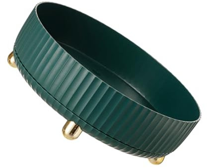 Mikinona Porta Spezie Girevole Salvaspazio Con Elegante Motivo in Pelle Per Riporre Le Spezie in Cucina