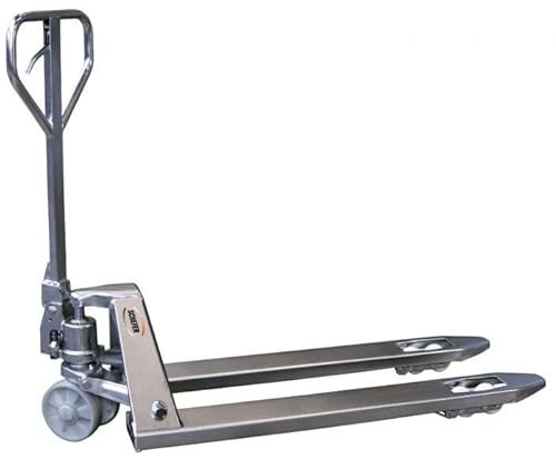 Schefer Gabelhubwagen 2500 Kg Gabellänge 1150 mm Nylon Tandem Edelstahl