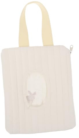 VICASKY Feuchttüchertasche Niedlich aus Baumwolle Tragbarer Feuchttuchspender mit Großem Innenraum Wiederverwendbar für Windelwechsel und Alltag | Baumwolle, Hasenform, für Reisen und Alltag, Benutzerfreundlicher Spender, für Eltern