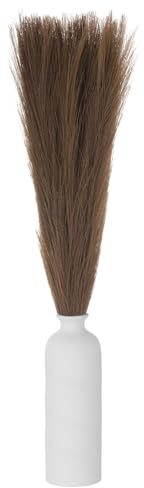 QUARKZMAN Pampasgras Künstlich Dunkelkaffee, 30 Stück 43cm | Boho-Deko-Kunstblumen für Flur, Fensterbank, Büro, Schlafzimmer und Wohnzimmer