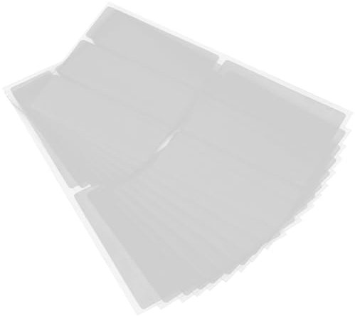OSALADI 10 Blatt Selbstklebende Bastelaufkleber Mittel Weiß Mit Großer Schreibfläche Papier Aufbewahrungs Und Produktetiketten Für Büro Küche Organisation