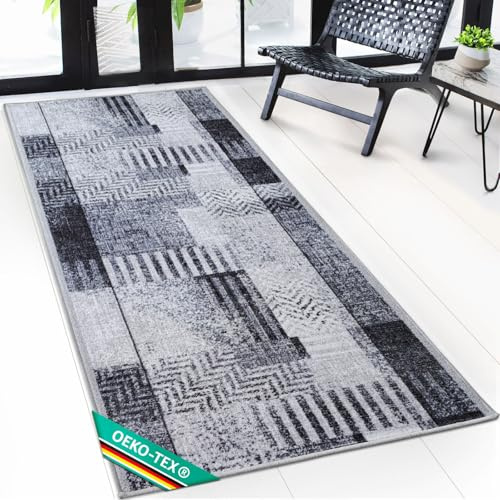 Floordirekt Teppich Läufer Cordoba - Teppichläufer auf Maß - Meterware - Flurteppich - Küchenläufer - Teppich für Küche, Flur & Wohnzimmer (80 x 250 cm)