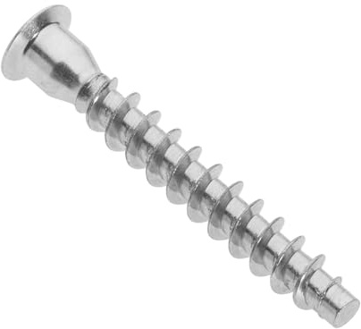 Furniture Assembly Chipboard Confirmat Screws 7x50mm Hex Drive Steel Flat Pack MDF Screws For Wood Plywood (50)