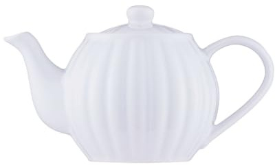 Price & Kensington Luxe 2 Cup Stoneware Teapot 450 ml (2 Cup Teapot White)