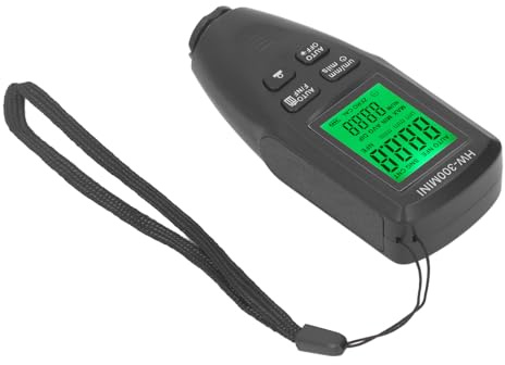 Akozon High Paint Thickness Meter Coating Depth Measurement - 0 to 2000UM Paint Thickness Tester Used Cars and Industrial Applications