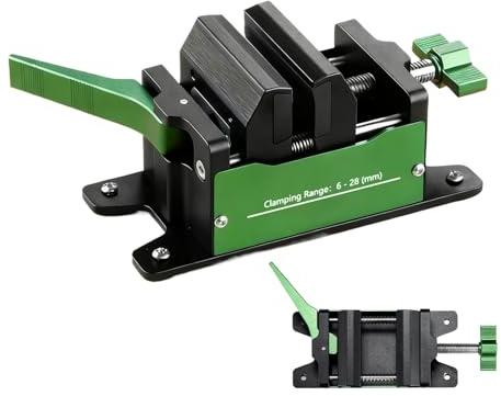 Generico per Mazze da Golf – Ferro in Alluminio E 23,2x11x7,3 Cm | Morsetto per Albero A Sgancio Rapido | Strumento Professionale per La Rimozione 'Impugnatura per La Manutenzione E La Nuova Pr