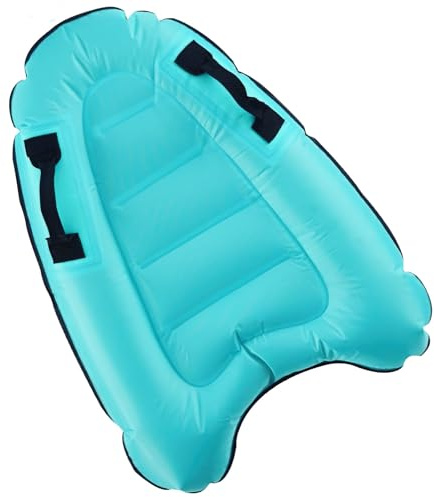 Tavoletta Nuoto, Shyllin 75 * 54.5 CM Tavola da Nuoto Gonfiabile Mare con Maniglia, Body Board Gonfiabile, Materassino Mare, Vacanze all'insegna del Surf (Azzurro)