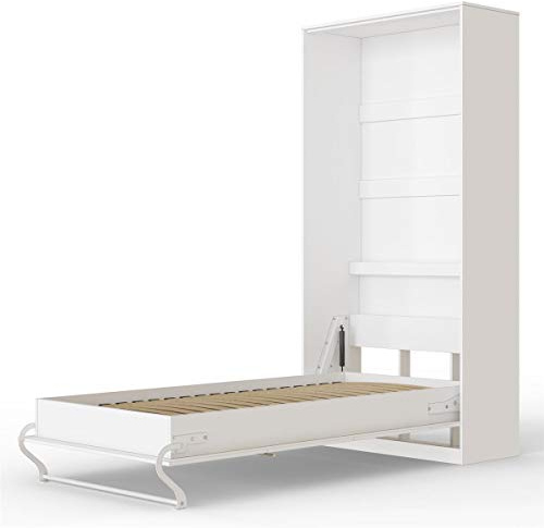 SMARTBett Schrankbett Standard Weiss 90 Vertikal