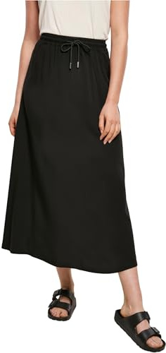 Urban Classics Gonna da Viscose Midi Donna, Nero, XL