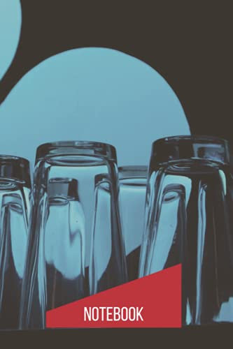 Glassware Notebook: blank lined composition journal | Glassware notebook | 100 pages