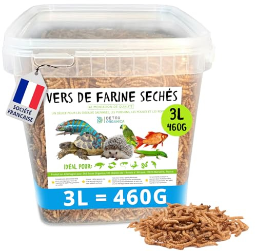 Detox Organica-vers de Farine Séchés-460g=3000ml