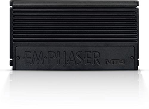 EMPHASER EA-MT4 – 4-Kanal Class-D Verstärker, 4 × 100 W RMS Endstufe | Digitaler High-Performance Auto Amp für PKWs & Wohnmobile