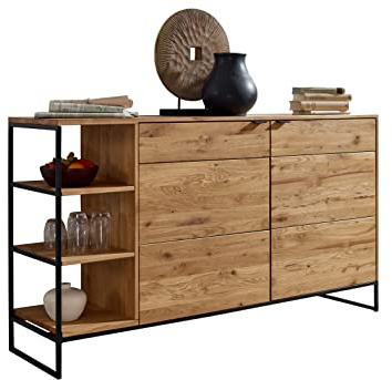 Woodroom Sideboard Eiche massiv geölt (BxHxT 150x85x40 cm) Kommode
