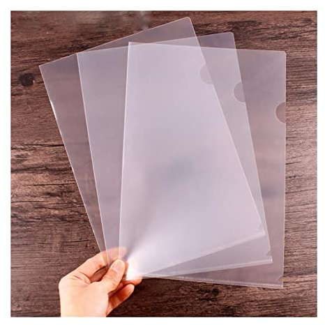 Porte-Bloc/Porte Document dix Pcs Clear Présentation Fichiers Couvre de papier Liaison transparente Pvc Rapport A4 Couverture Documents Projets scolaires Dossier de Présentation ( Color : A4-Clear )