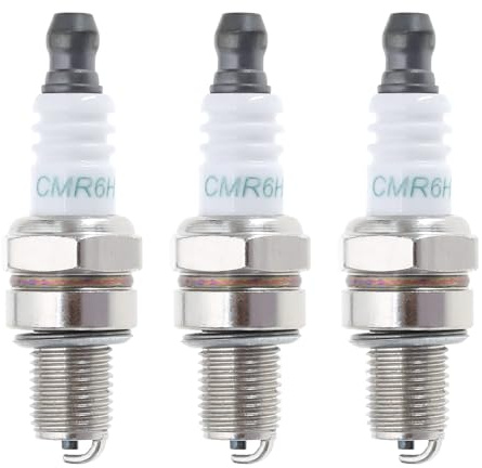 OTOTEC 3 Stück CMR6H Zündkerze Kompatibel mit Stihl FS90 FS100 FS110 FS90R FS100R FS110R Trimmer Ersatzteile Gartenwerkzeug Zubehör
