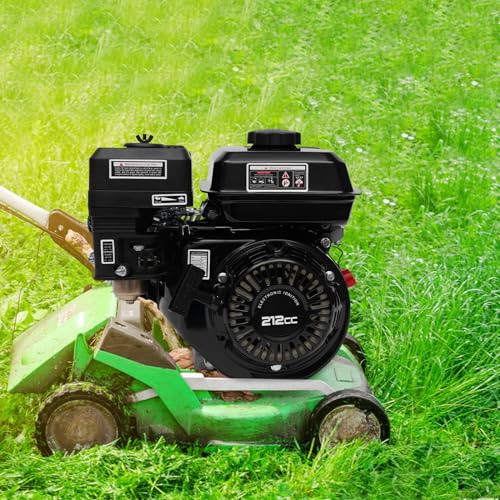 Bacacoo Petrol Engine, for Honda Gx160 6.5 Hp / 7.5 Hp Pull Start Gas Engine Motor Power 4 Stroke for Compressor Scarifier Lawnmower Pump Generator Pressure Washer