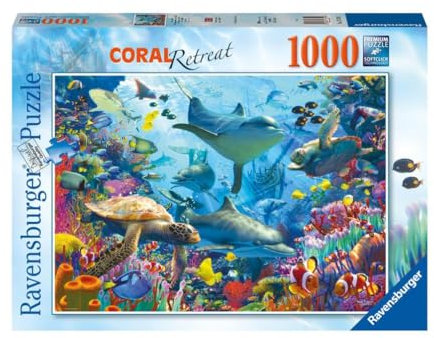 Ravensburger Coral Reef Retreat 1000 Piece Jigsaw Puzzles for Adults and Kids Age 12 Years Up