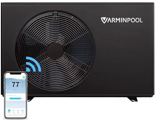 VARMINPOOL Smart Electric Heater 40,000 BTU for Indoor & Above Ground Pools up to 13,000 Gallons, Pool Heat Pump with Scheduling Function and App Control