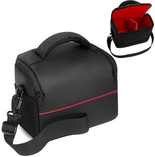 YenMzx Camera Bag, DSLR Camera Case with Adjustable Strap, Compact Digital Camera Bag for Travel and Outdoor Photography, Small Sling Bags for DSLR and Accessories