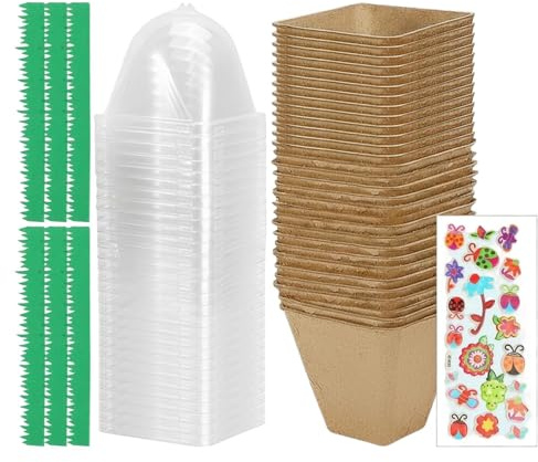 Kinder-Pflanzset, Blumentopf, STEM-Spielzeug – Kindergarten-Gewächshaus-Set, für Experimente, Basteln, Naturlernen, Gewächshaus, und Mädchen