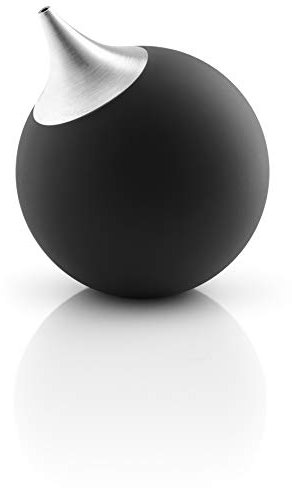 EVA SOLO | Seifenspender | Silikon mit Edelstahlauslauf für Küchengeschirr oder Handseife | Dänisches Design, Funktionalität und Qualität | Schwarz