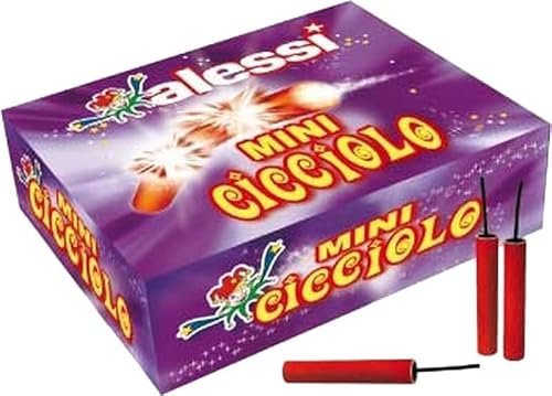Trischitti Petardo 110 Mini Cicciolo F1 Capodanno Confezione da 50 pz