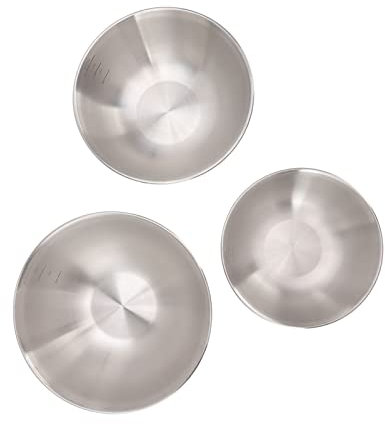 Ensaladeras, Ensaladeras de Metal de Calidad Alimentaria, Diseño Apilable para Cocina