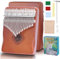DMTIVMG Kalimba 21 Schlüssel Mini Fingerpiano Thumb Piano für Musikliebhaber Anfänger mit Lehrmaterial, Stimmhammer
