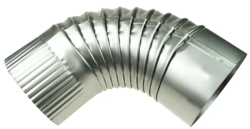pokm toolsmarket - Rauchrohrbogen 90° Stahl Ø 110 mm Ofenrohrbogen Ofenknie Kaminrohr Bogen Ofenrohr Verbindung