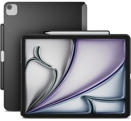 SWITCHEASY CoverBuddy Lite für 2024 iPad Air 13 Zoll – Hülle Kompatibel Mit Magic Keyboard (M2), Mit Apple Pencil Pro Stifthalter, Schwarz