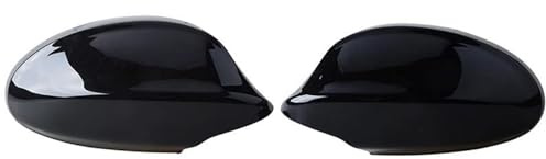 BHYYDS Auto Spiegelkappen Für B&MW 3er E90 E91 E92 E93 2005–2008 Rückspiegelabdeckung, Seitenspiegelgehäuse (Glossy Black P)