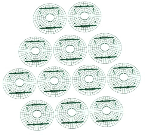 POPETPOP Support Plantes Grimpantes et Fraisiers pour Jardinage Extérieur, Lot de 12 Pièces en Plastique, Structure Légère et Résistante, pour Potager et Balcon, Cadre de Soutien Pratique