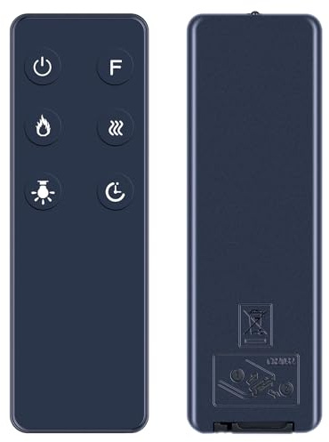 GOUYESHO New Replacement Remote Compatible with M.C.Haus Electric Fireplace IF-40FSB IF-50FSB IF-60FSB