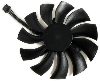ZMHYGEW Ventilador para Tarjeta gráfica VGA de 90 mm (85 mm), PLA09215B12H, 4 Pines, refrigeración para EVGA GTX1060 SC ACX