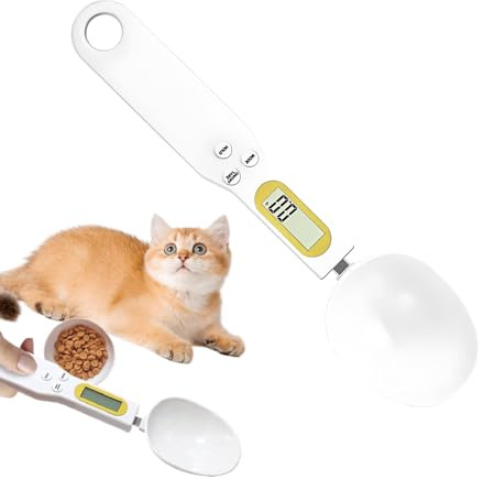 Cuchara De Medición | Medidor Electrónico,Medidor Digital Para Alimento De Perros,Para Cocina, Horneado, Hogar, Apartamento, Cocción, Grano De Café, Té, Mascota, Gato, Perro Y