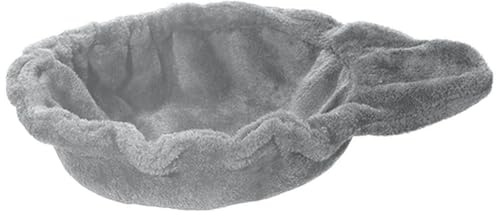 Cat Hanging Basket Bed with Plush Fabric and Mesh Lining for Comfortable Rest in Living Room or Bedroom