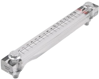 Sharplace Indicador de Nivel de Aceite Hidráulico, Indicador de Nivel de Agua, Medidor de Flujo Multiusos Profesional Preciso, Herramienta de Medición para Flui, Xyw 200