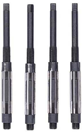 ZIXINNKC Juego de herramientas de corte 9SiCr de 5 piezas de escariador manual ajustable de 11,75 a 12,75 mm para acero y cobre