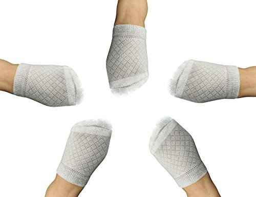 Yomandamor Womens 5 Pairs Breathable Toe Topper Socks with Cushion Bottom and Seamless Toe