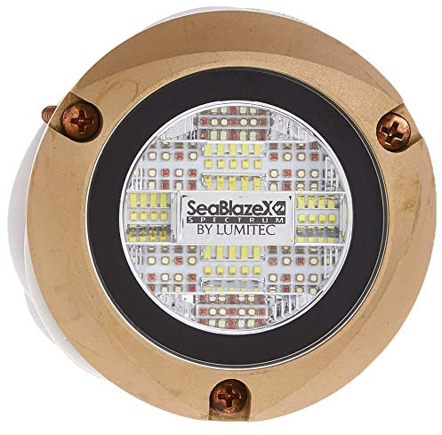 Lumitec SeaBlaze X2 Underwater Light, Bronze, Spectrum RGBW, One Size