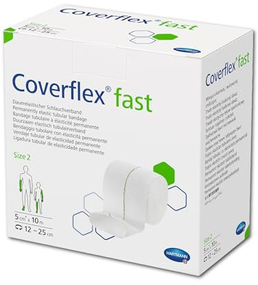 Coverflex Fast 5cmx10m, Schlauchverband, dauerelastisch, Gr.2, 1 stück