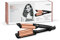 BaByliss Deep Waves Welleneisen – Keramikbeschichtung, Ionen-Technologie, 3 Temperaturstufen (160°C-200°C), frizzfreie Mermaid Waves & Beach-Waves, schnelles Aufheizen – Schwarz & Gold, W2447E