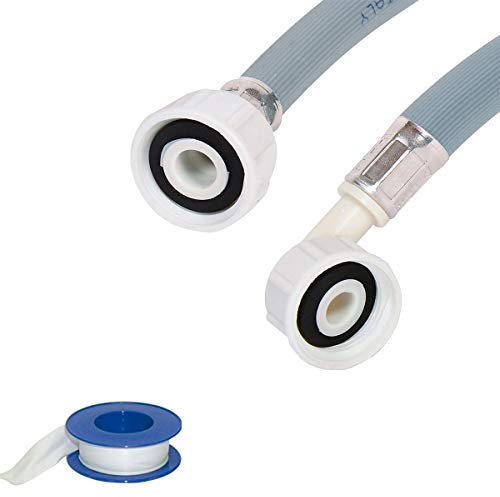 Manguera lavadora 2 metros + Teflón de 12m • Tubo alimentación lavavajillas • 2m • Para entrada agua fria