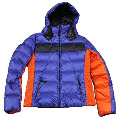 Bogner Fire + Ice Lela 2 DO Veste de ski pour femme Bleu/blanc